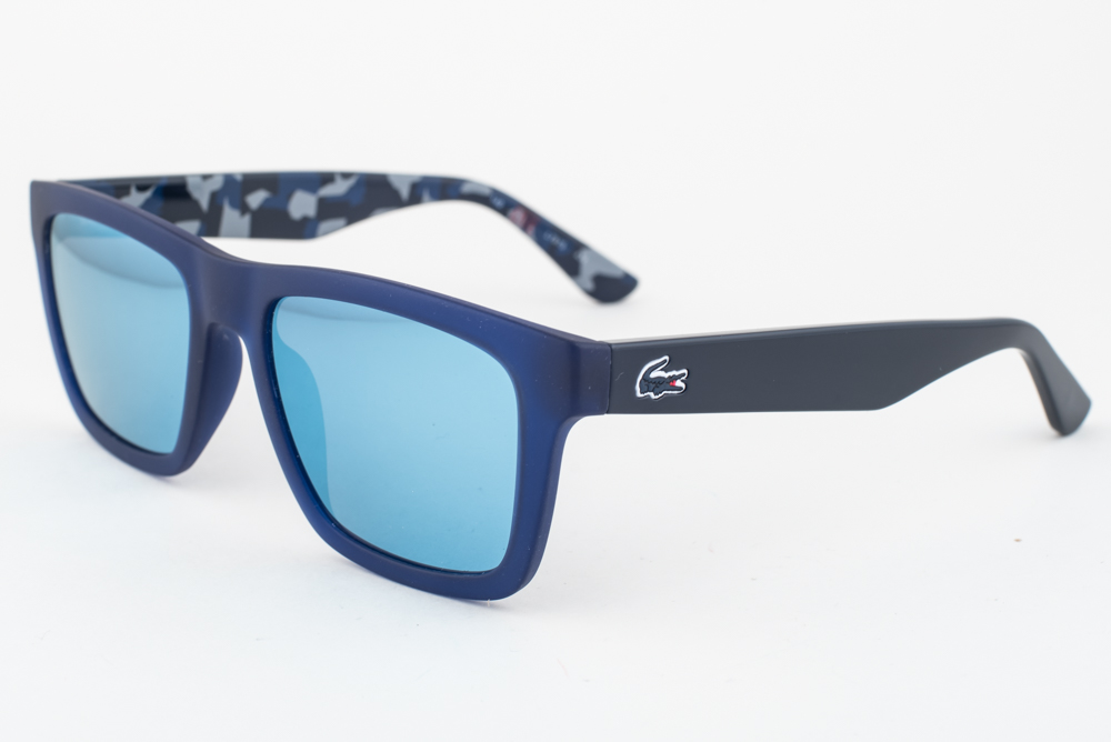 Blue Mirrored Sunglasses L797S 424 Lacoste Blue