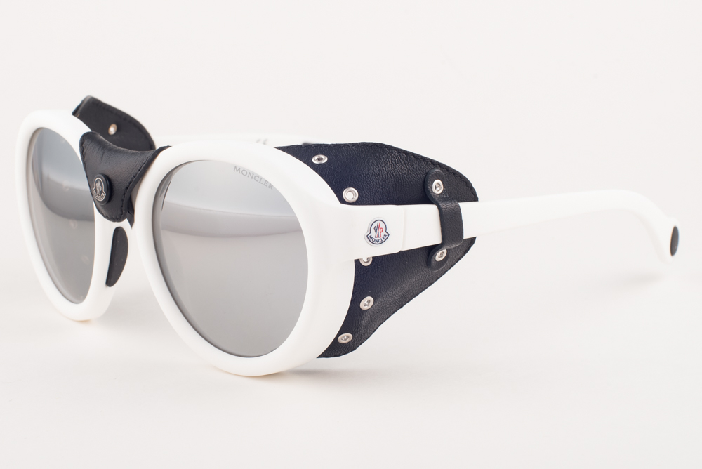 MONCLER - Sunglasses -clear frame with mirror lens - Moncler ML0045 Sunglasses — CampSaver main image 2