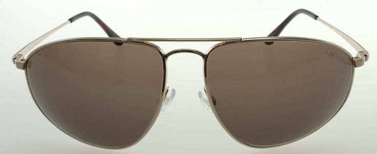 Tom Ford Nicholai Gold / Brown Sunglasses TF189 28J James Bond | eBay