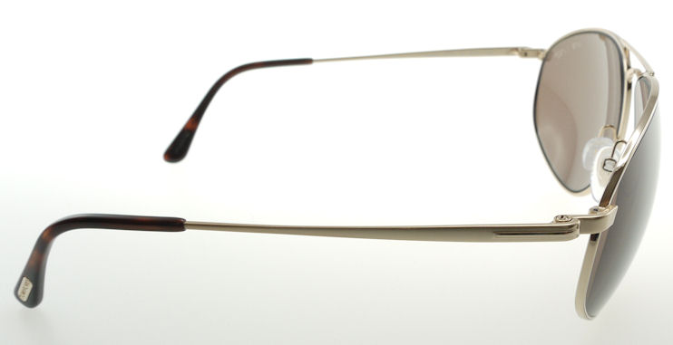 Tom Ford Nicholai Gold / Brown Sunglasses TF189 28J James Bond | eBay