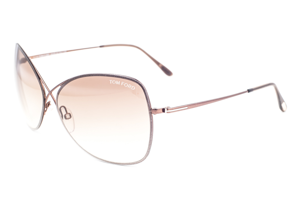 Tom Ford Colette 250 48F Bronze / Brown Gradient Sunglasses  display picture 2