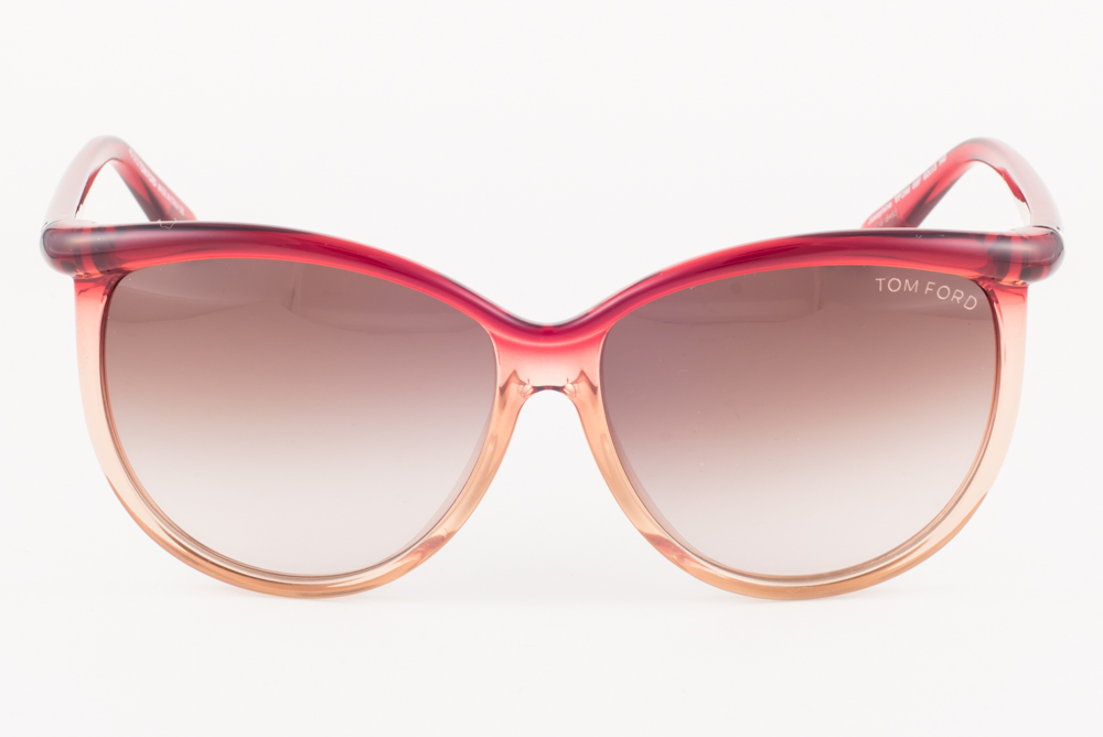 Tom Ford JOSEPHINE Transparent Red / Brown Gradient  display picture 2