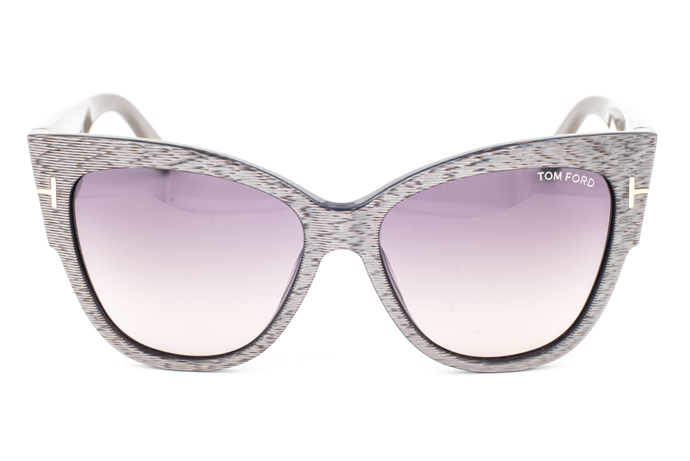Tom Ford Anoushka 371 F 38B Dove Gray / Brown Gradient  display picture 3