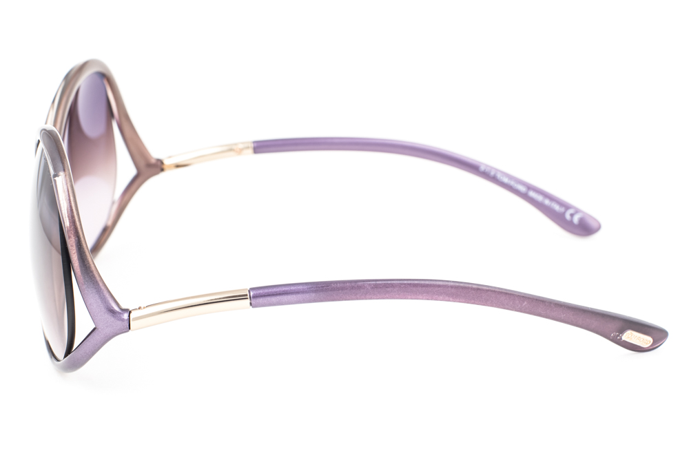 Tom Ford IVANNA 372 69Z Purple / Brown Gradient Sunglasses TF372