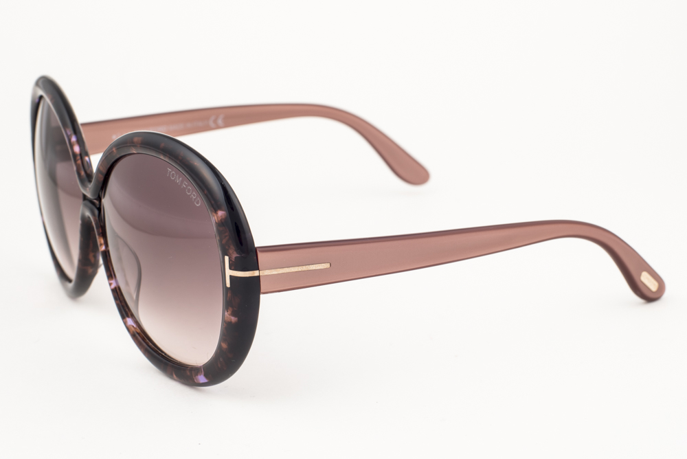 Tom Ford GISELLA Brown Marble / Brown Gradient Sunglasses  display picture 2