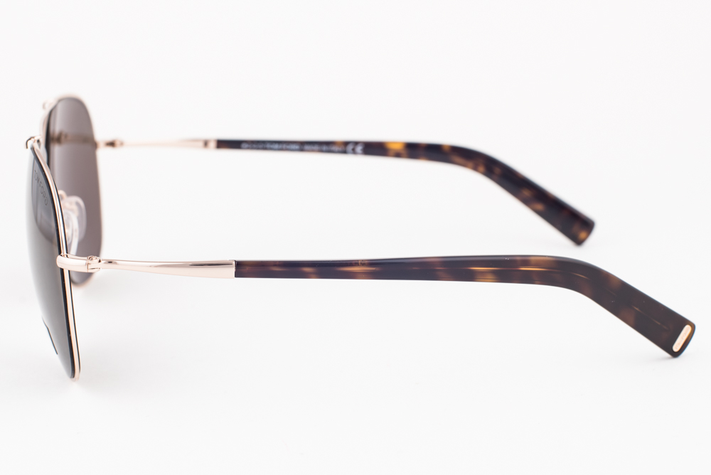 Tom Ford April Gold Havana / Brown Aviator Sunglasses TF393 