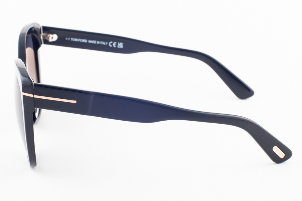 Tom Ford NORA 937 01D Shiny Black / Gray Gradient Polarized  display picture 3